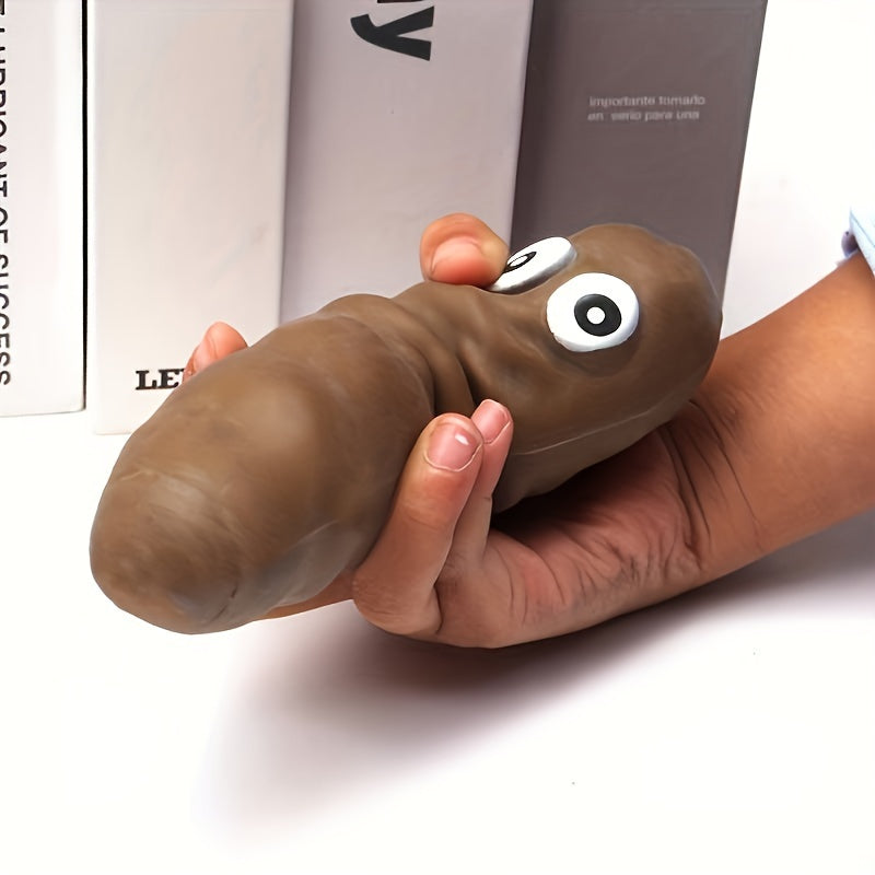 Stress Relief Poop Toy - Squeeze & Vent Funny Simulation Poop for Creative Gifting