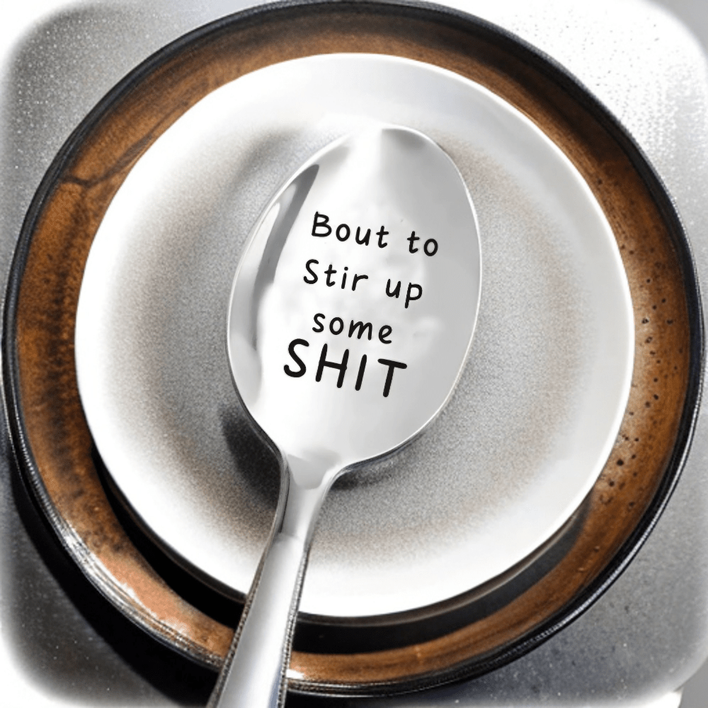 Engraved Spoon Gift - Ideal for Christmas, Birthdays & Holiday Parties - Unique Present for Family and Friends