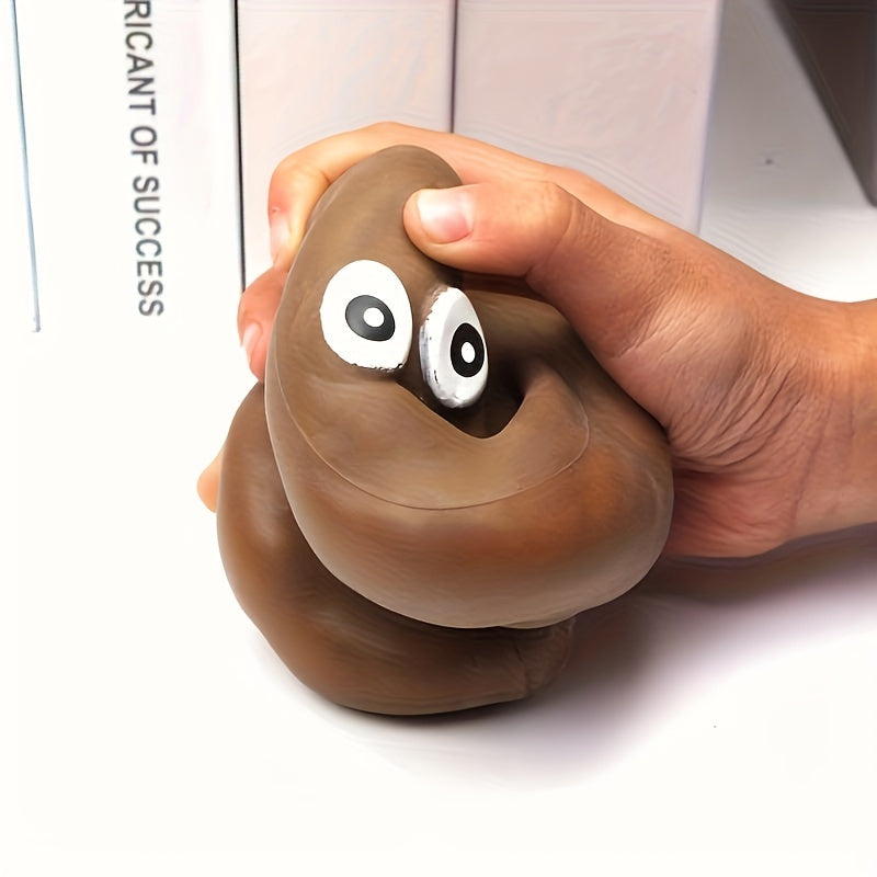 Stress Relief Poop Toy - Squeeze & Vent Funny Simulation Poop for Creative Gifting