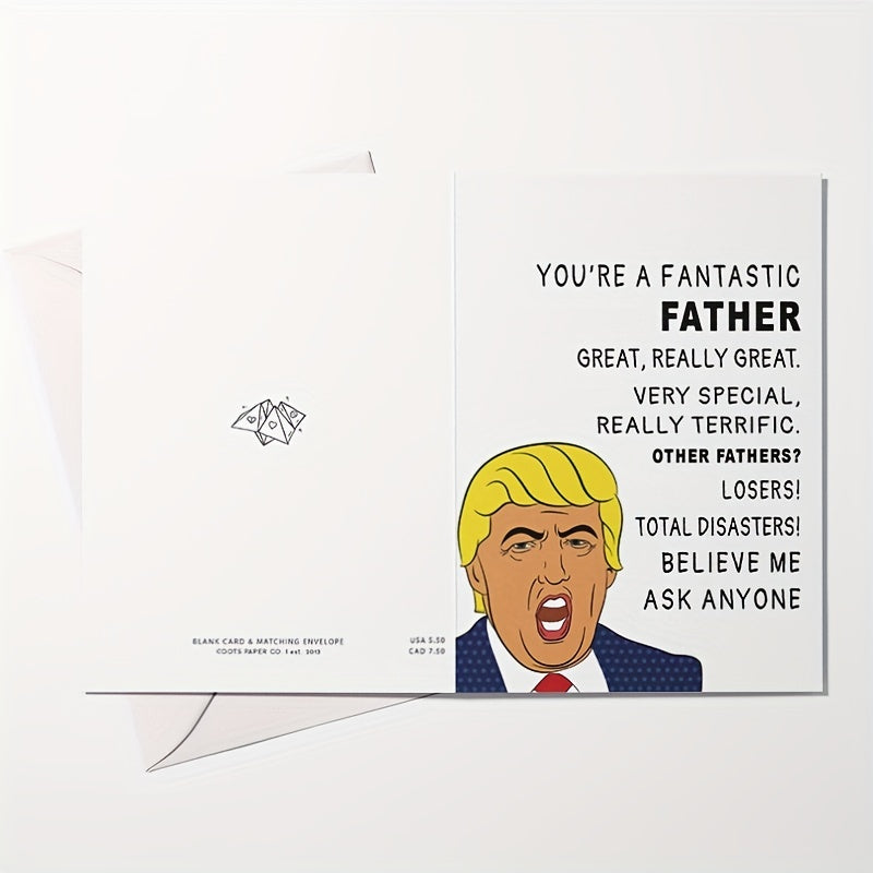 Funny Father's Day Card - Humorous Birthday Card for Dad | 'Best Dad Very Special' Greeting | Includes Matching Envelope